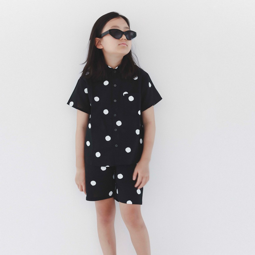 ドット柄ブラック(92)