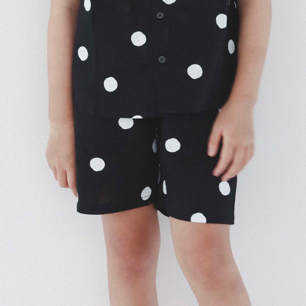 ドット柄ブラック(92)