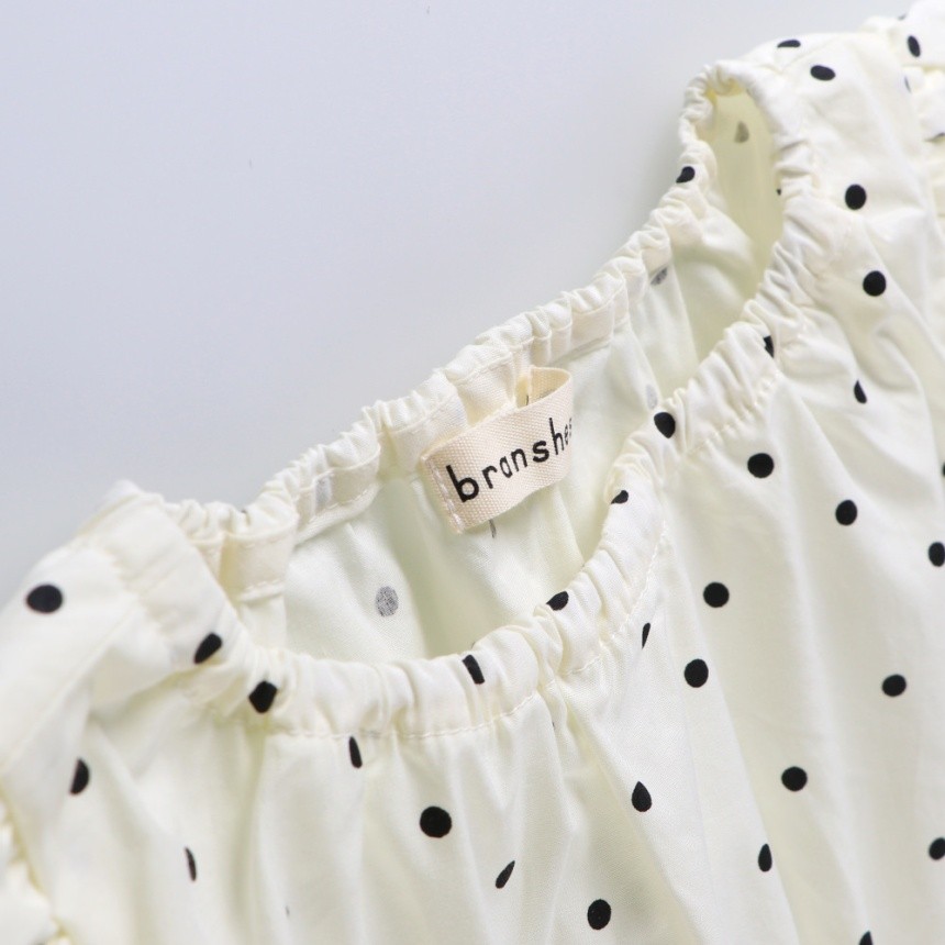 91:オフ白_ドット