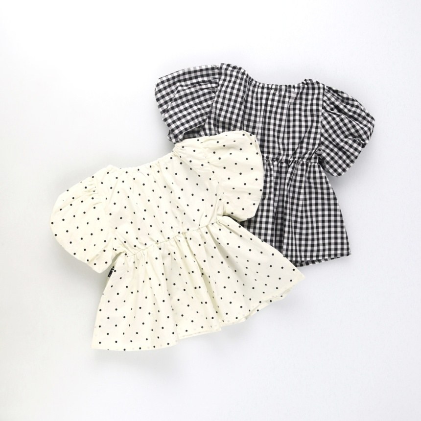 91:オフ白_ドット