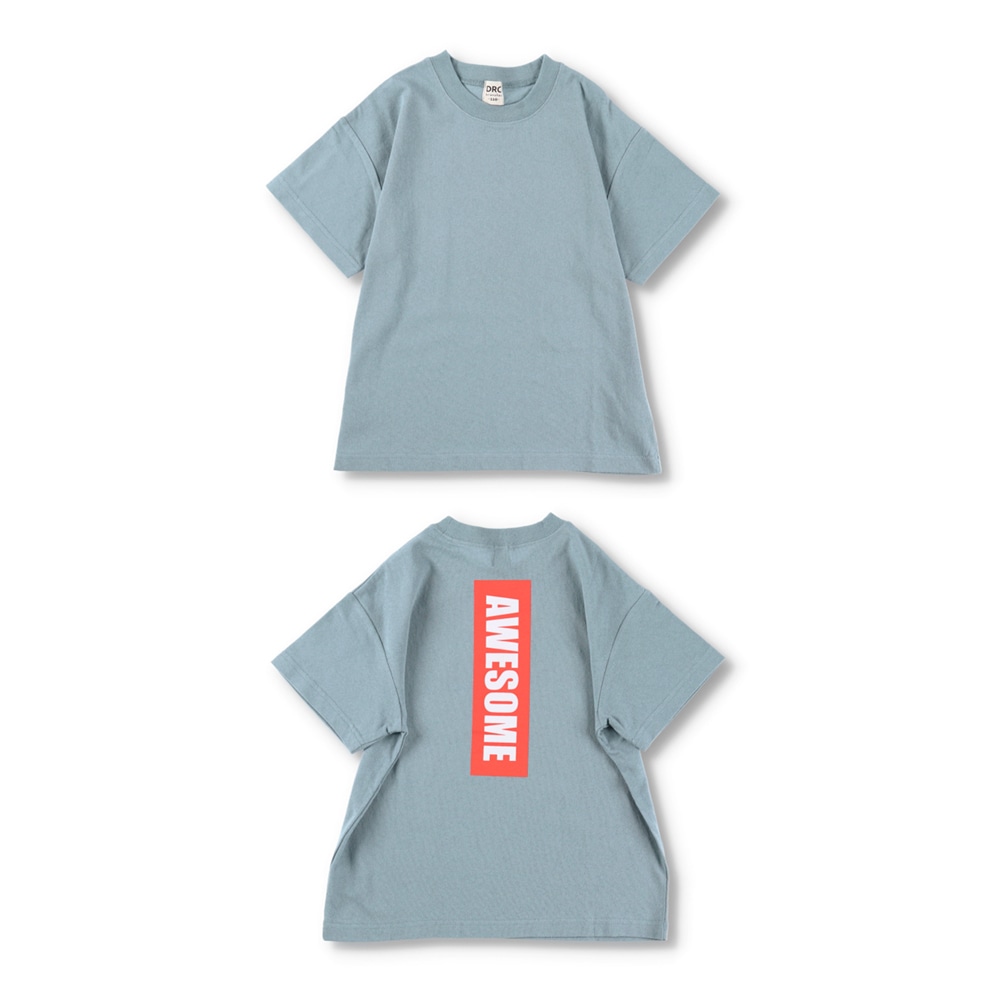 77:バックロゴ3-ブルーグレー