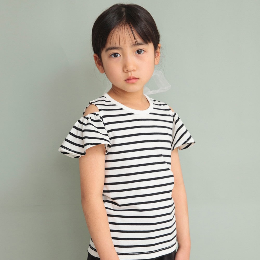 91:ボーダー-オフホワイト