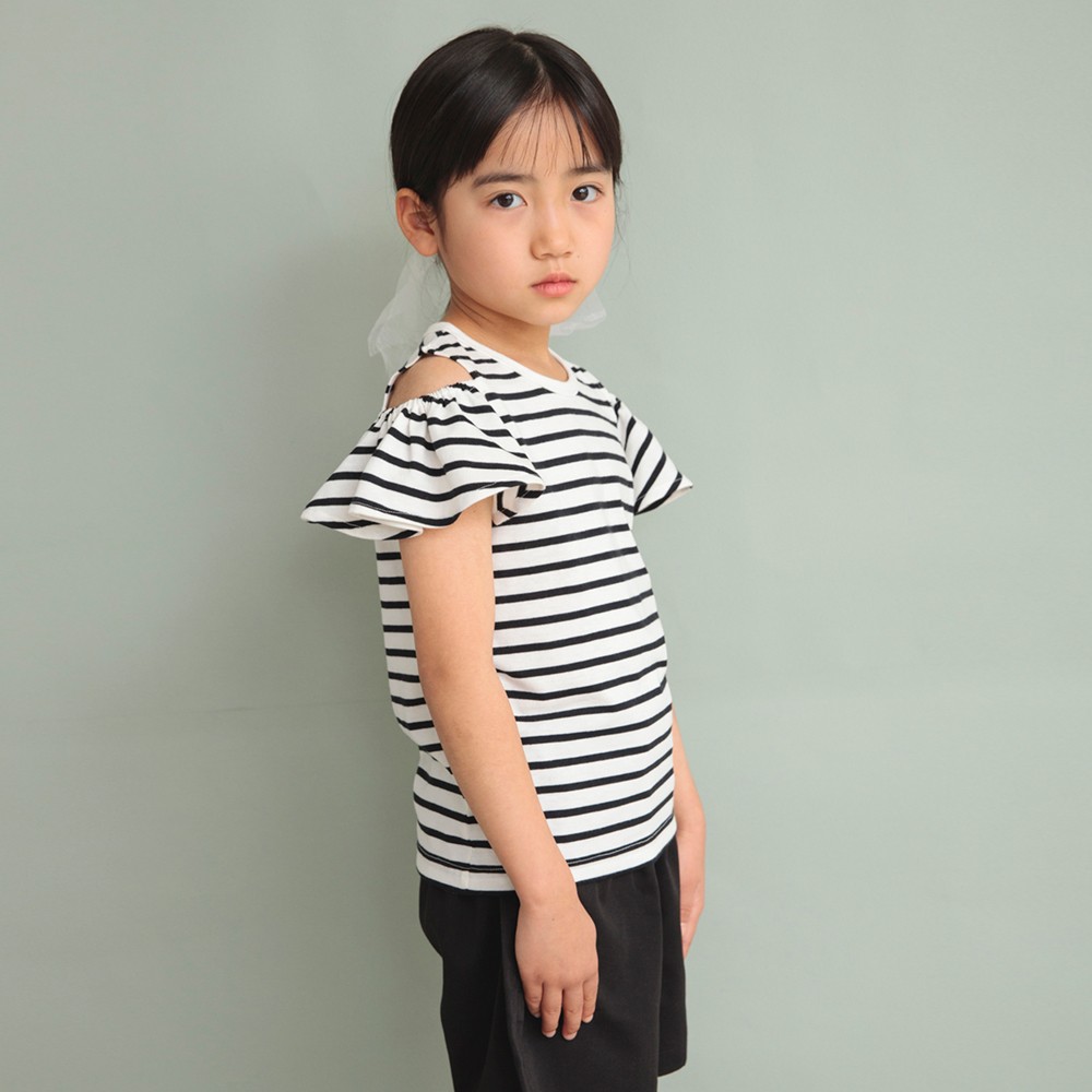 91:ボーダー-オフホワイト