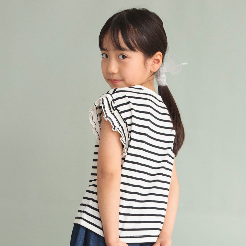 91:ボーダー-オフホワイト