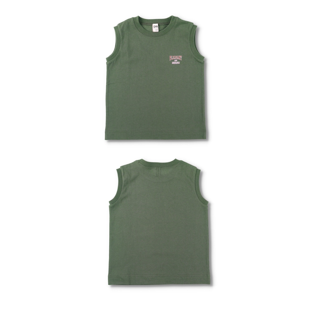 63:ワンポイント-カーキグリーン