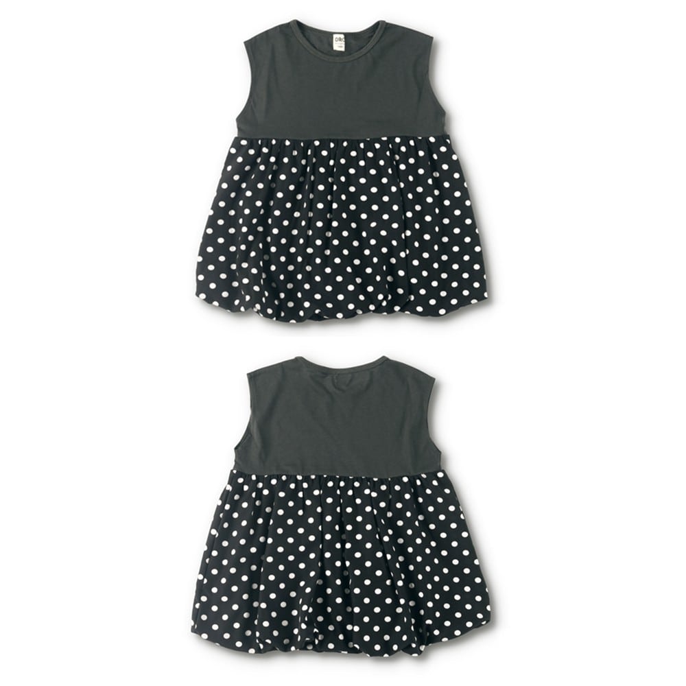 78:チャコールグレー＆水玉