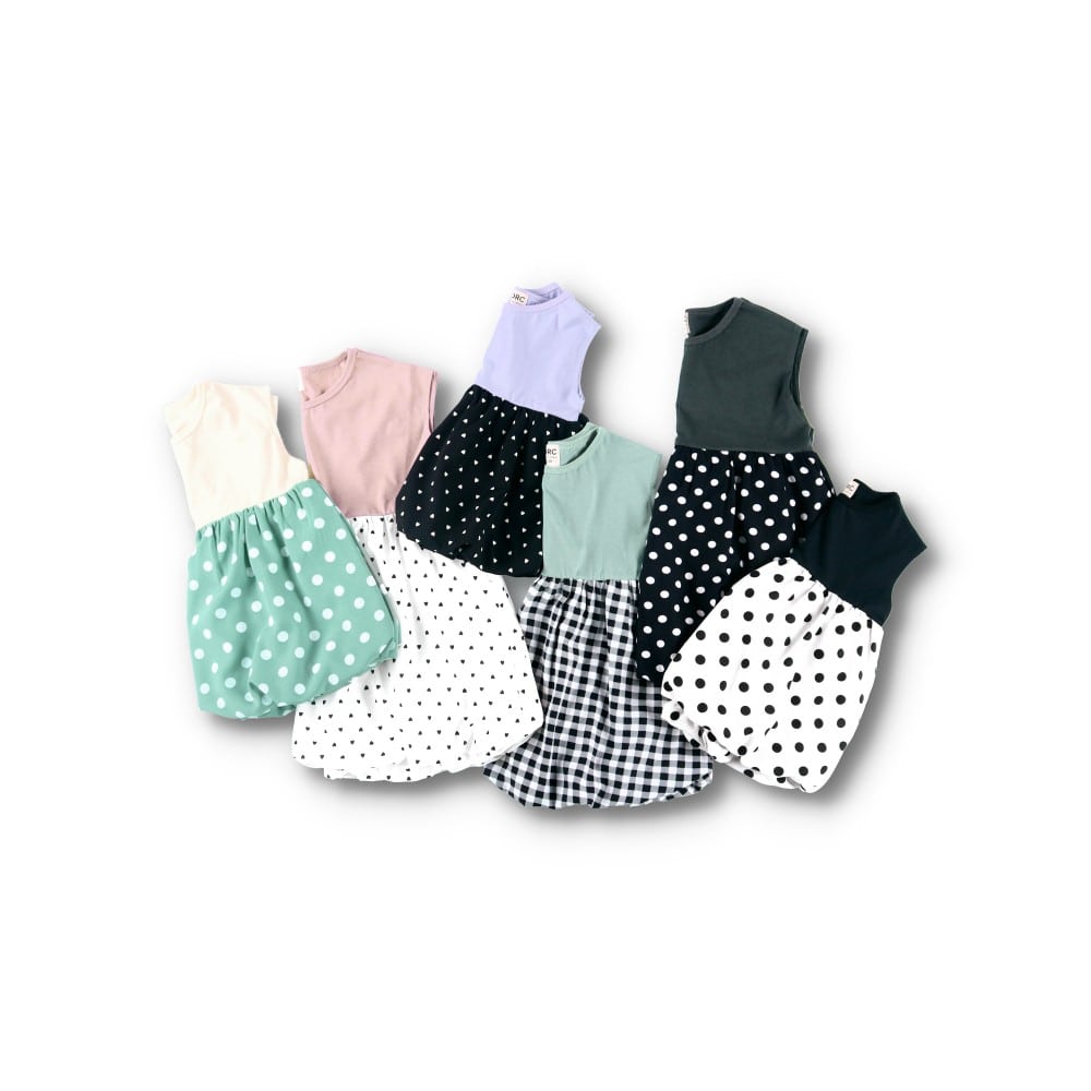 85:ブラック＆水玉