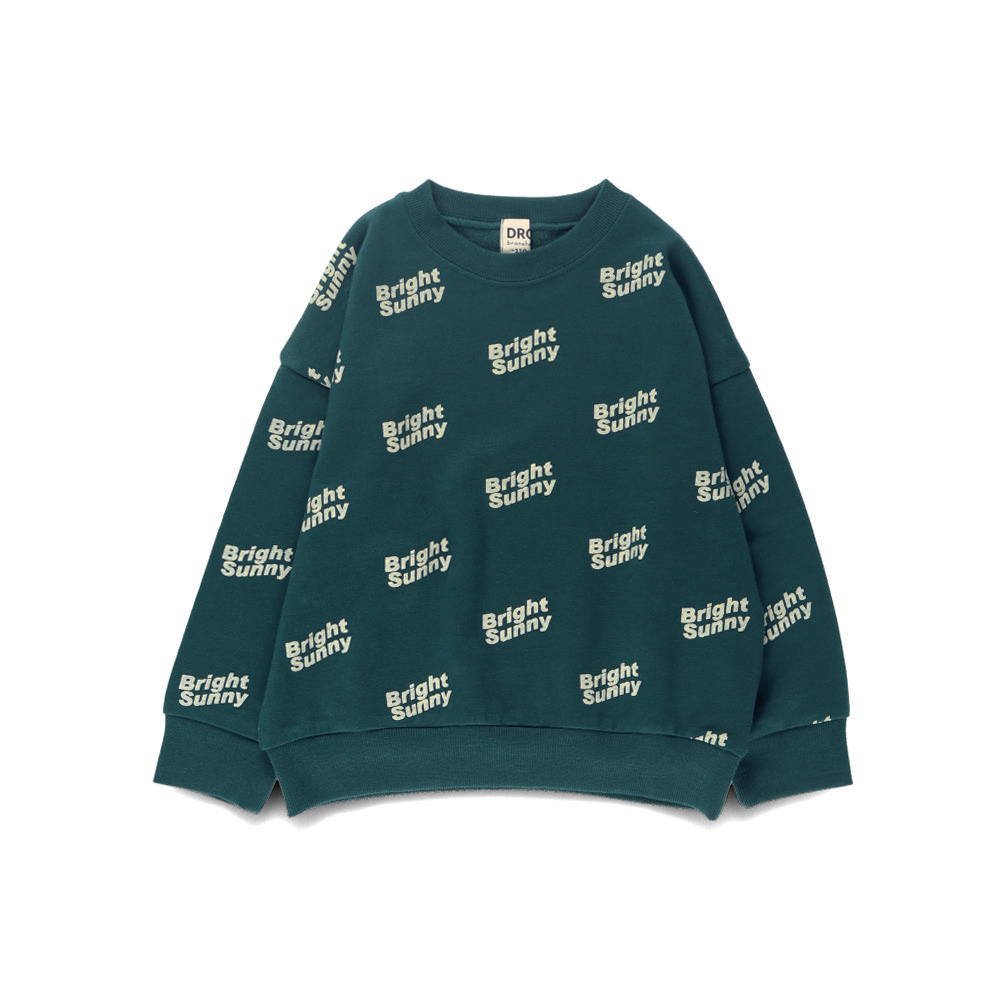 68:総柄-ダークグリーン