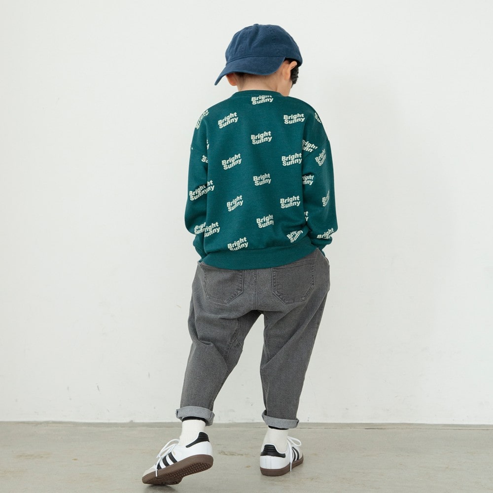 68:総柄-ダークグリーン