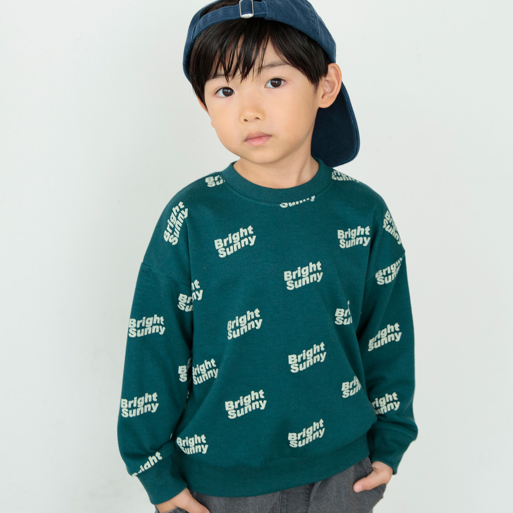 68:総柄-ダークグリーン