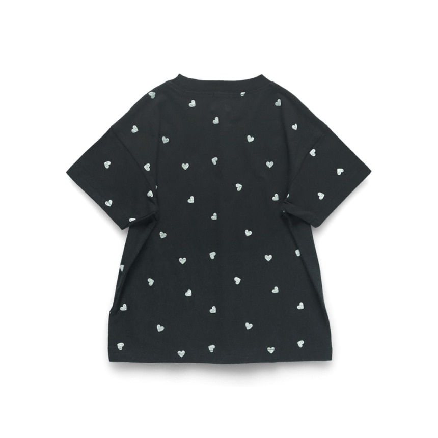 85:ハート柄-ブラック