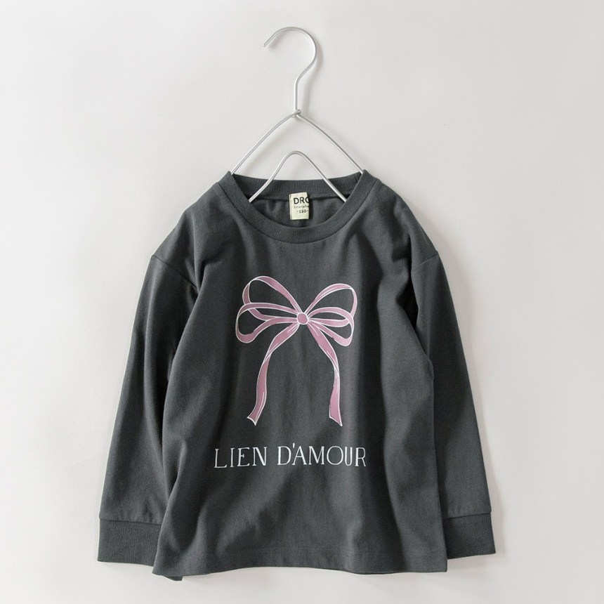 78：リボン_チャコールグレー