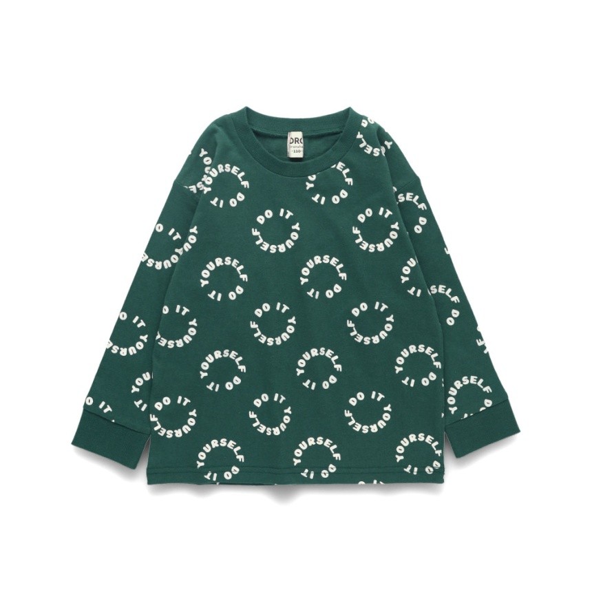 93:文字総柄_グリーン