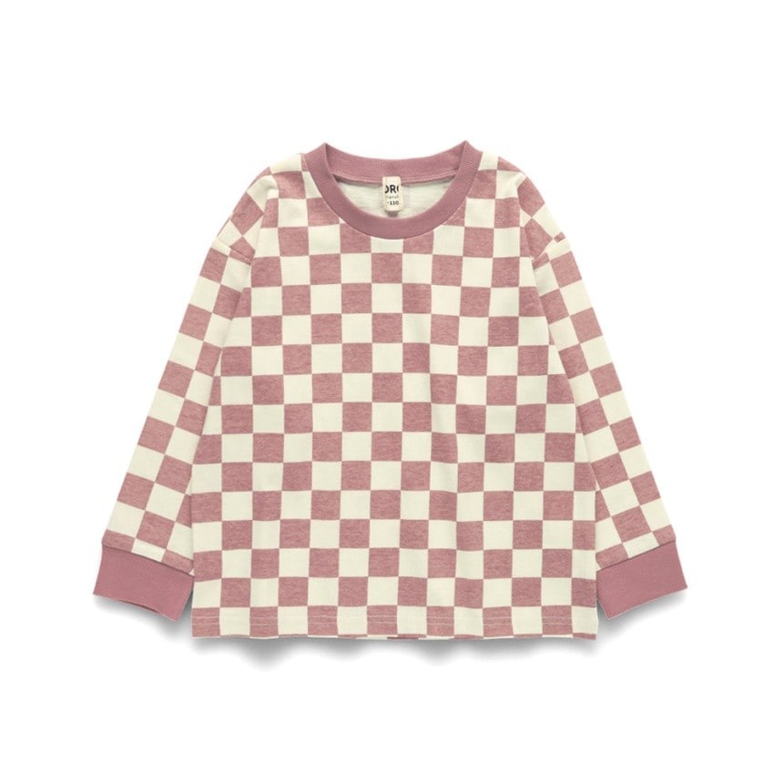 95:チェッカーフラッグ_ピンク