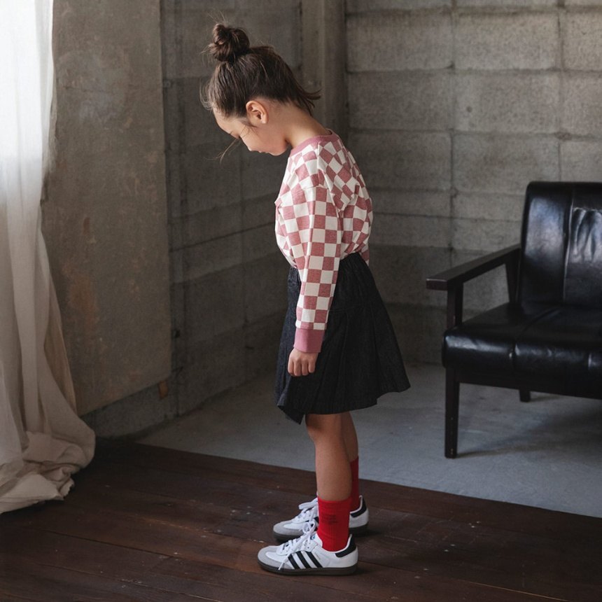 95:チェッカーフラッグ_ピンク