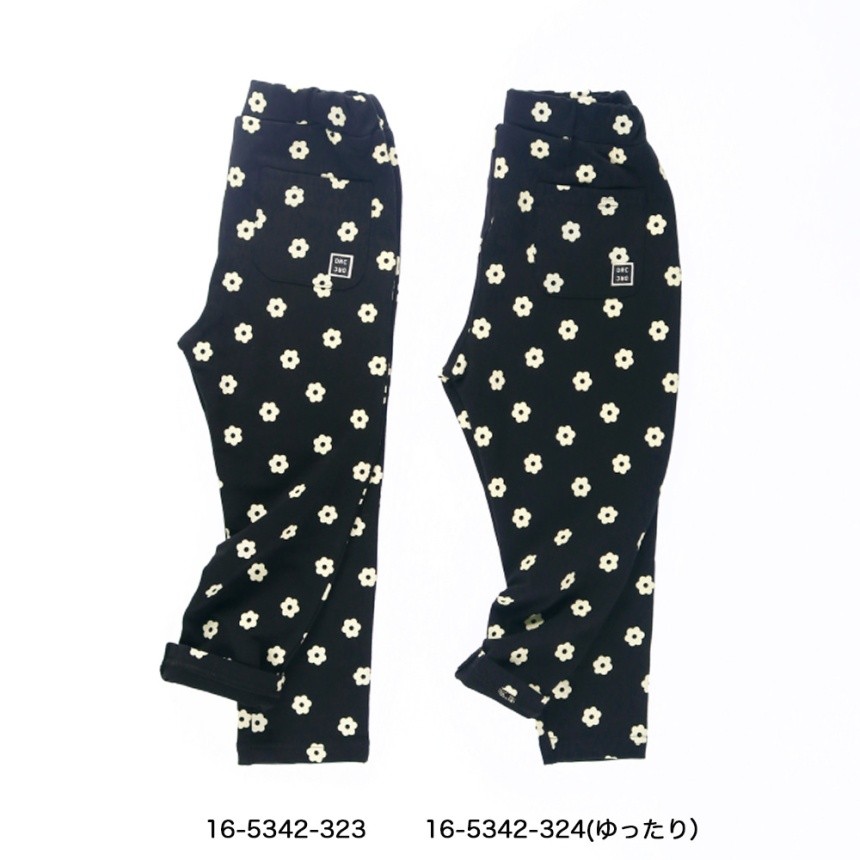 91_ブラック_花柄