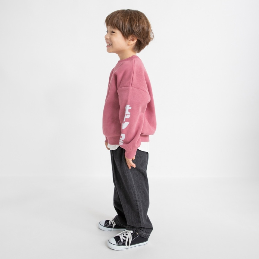 37_ローズピンク_袖ロゴ