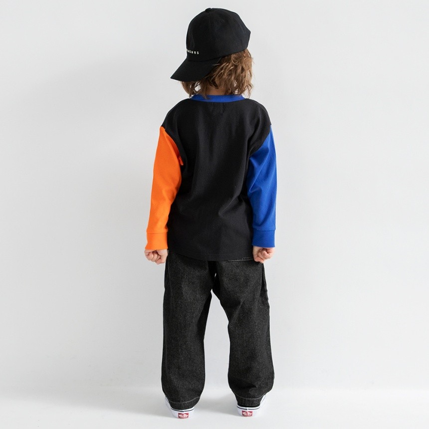 93_黒-オレンジポケット