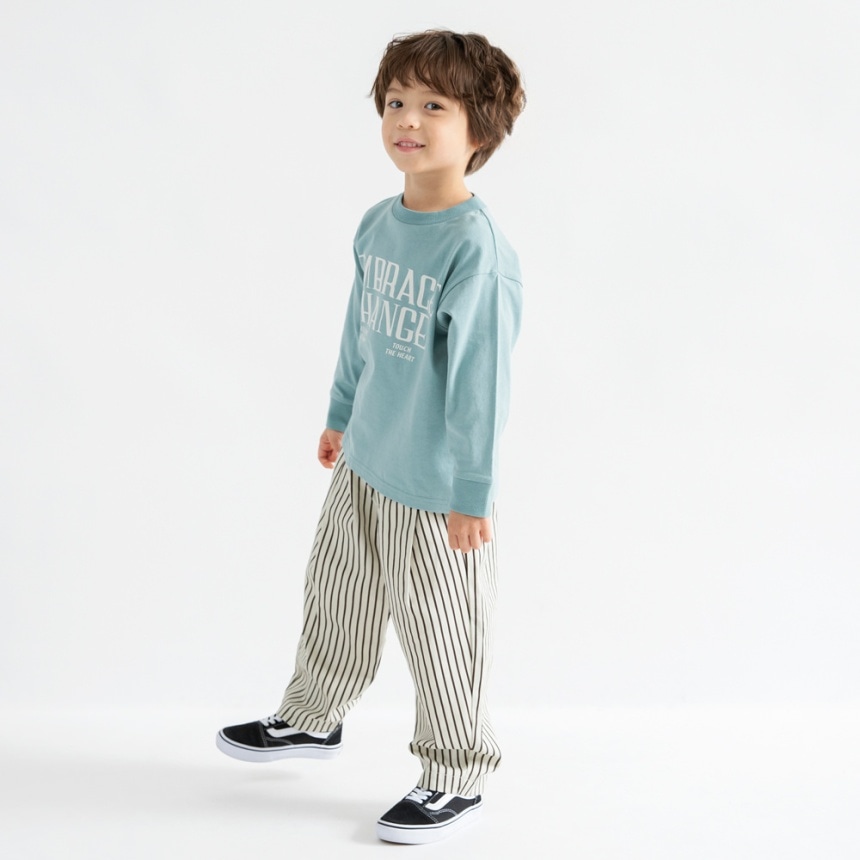 92_茶_ストライプ