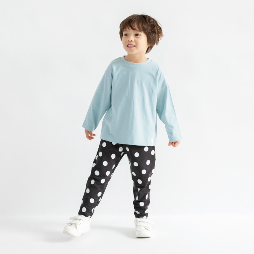 95_チャコール_白ドット