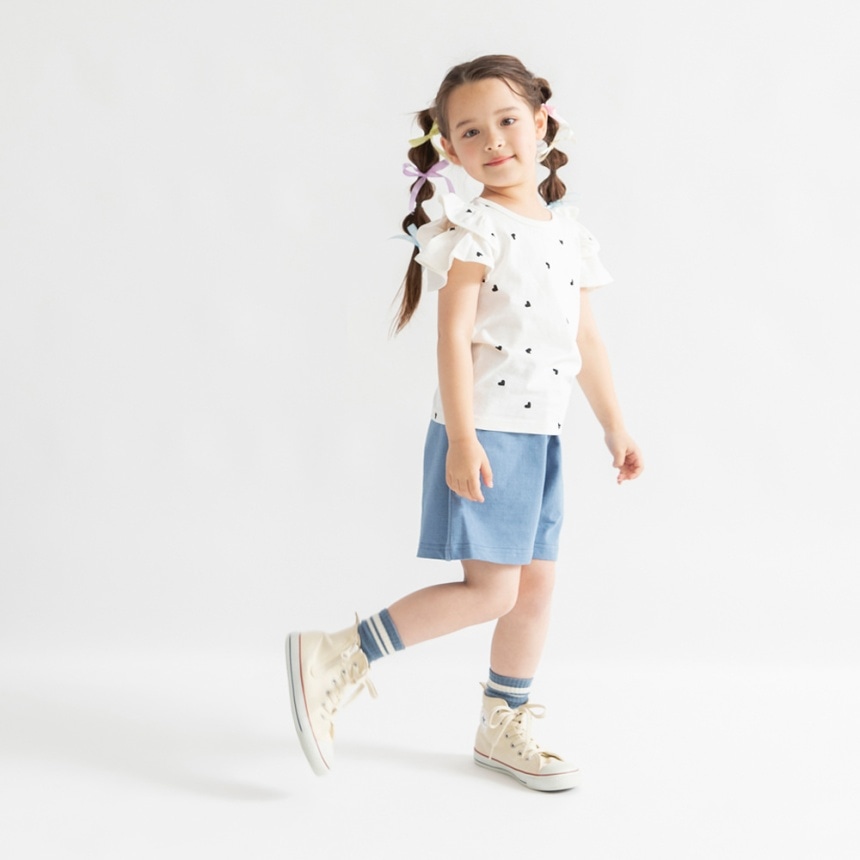 91:ホワイト_ハート柄