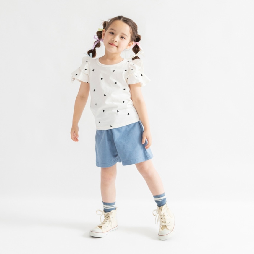 91:ホワイト_ハート柄