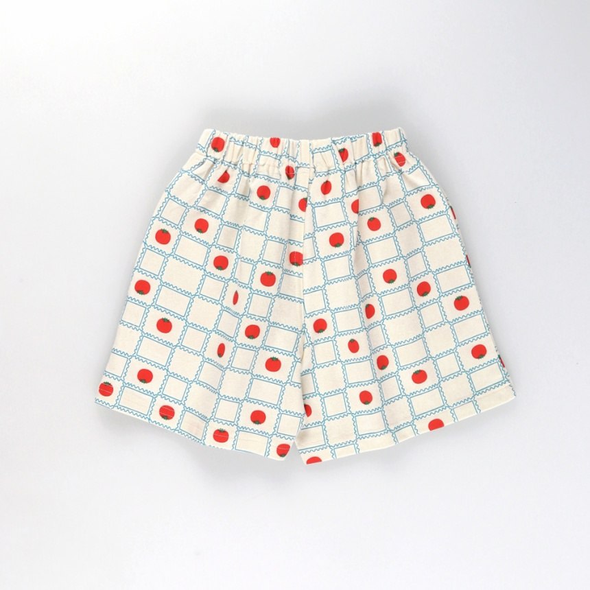 97:アイボリー_トマト柄