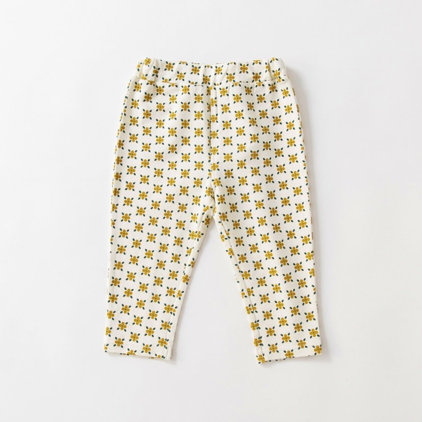 94:アイボリー_黄色小花柄