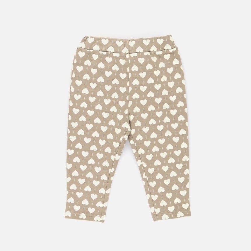 98:ベージュ_ハート柄