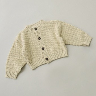 ぽこぽこニットカーディガン