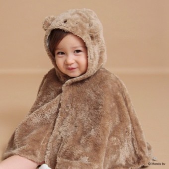 【boris/ボリス】フード付きケープ