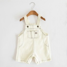 【キッズとリンクコーデ】デニム／ツイル　サロペット