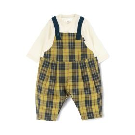 【おそろい】チェック柄カバーオール
