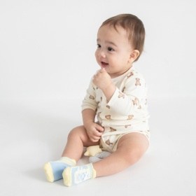 総柄プリントカバーオール