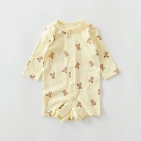 総柄プリントカバーオール