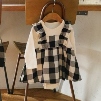 【ベビー/おそろい】チェック柄カバーオール