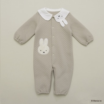 【miffy/ミッフィー】2WAY接結キルトカバーオール