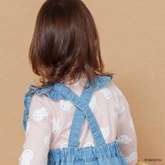 【ベビー/miffy/ミッフィー】総柄ロンパース