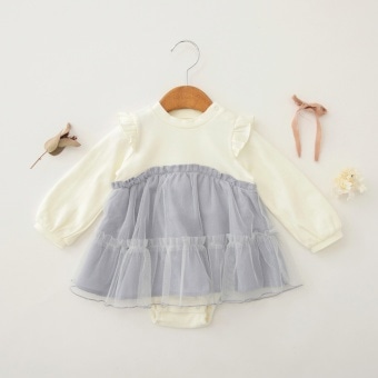 チュール付きカバーオール