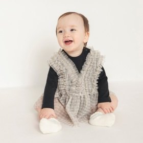 【おそろい】チュールベストカバーオールセット