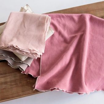 【WEB限定/ベビー/綿100％やわらかワッフル】ブランケット