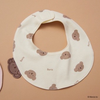 【ベビー/ミッフィー/ボリス】総柄スタイ