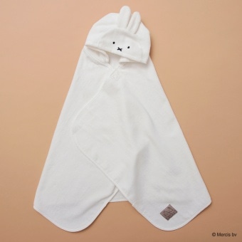 【ベビー/ミッフィー/ボリス】フード付きバスローブ