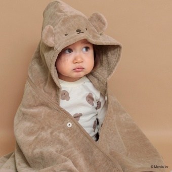 【ベビー/ミッフィー/ボリス】フード付きバスローブ