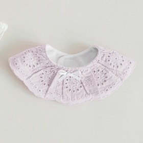 スカラップ刺繍スタイ