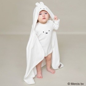 【miffy/ミッフィー/boris/ボリス】フード付きバスローブ_