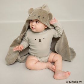 【miffy/ミッフィー/boris/ボリス】フード付きバスローブ_