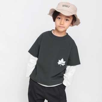 【LOGOS/ロゴス】 branshes限定：ビッグポケット半袖Tシャツ