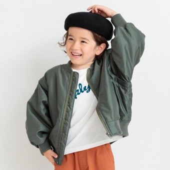 【2WAY】スリーブ切替MA-1ブルゾン