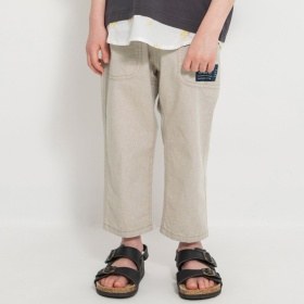 【爽やかシャンブレー】クロップドパンツ